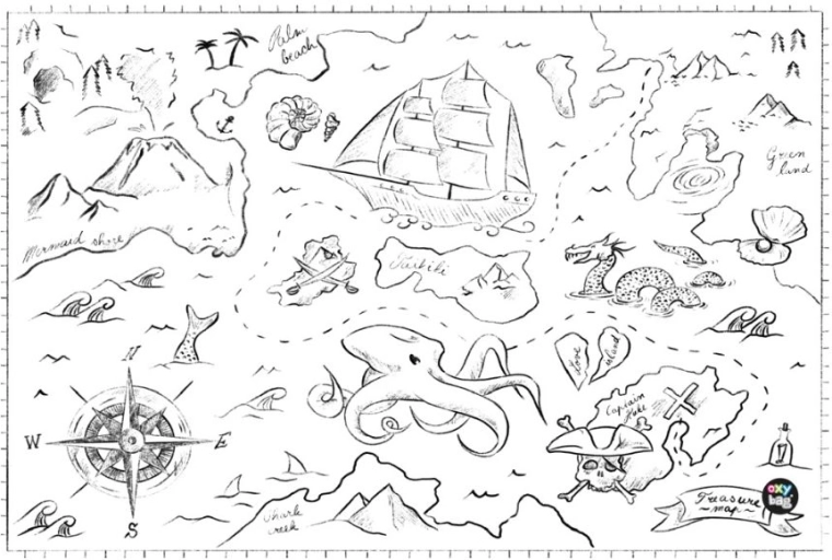 Suport de birou Pirate din polipropilenă