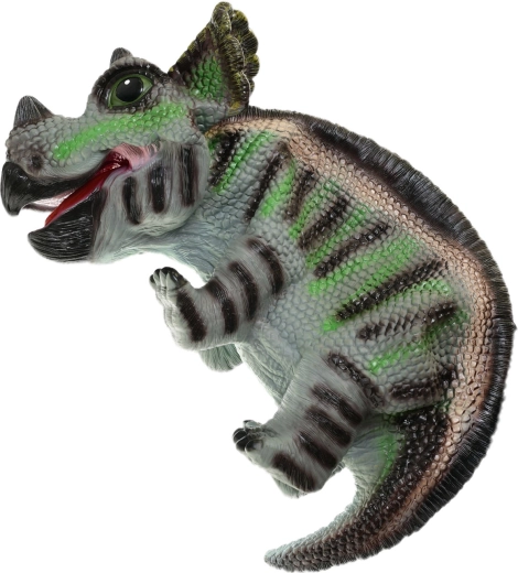 Mănușă-păpușă verde pui de dinozaur 42 cm