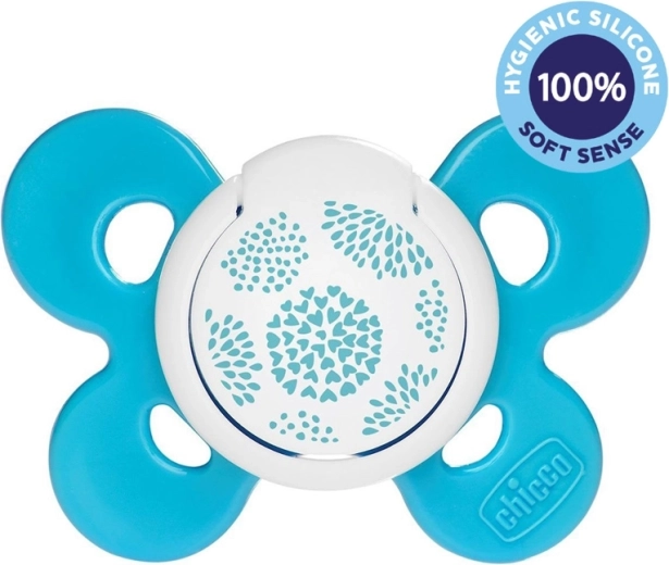 Suzetă Chicco Physio Comfort din silicon 6–16 luni, ursuleț