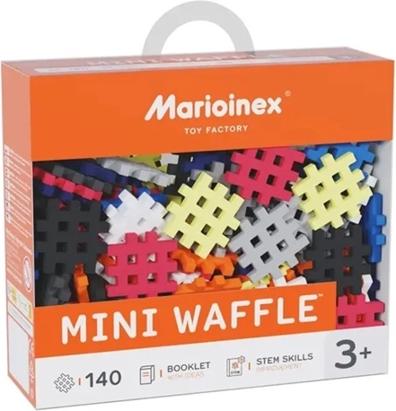 Set de construcție mini waffle, 140 de piese, modelul 3