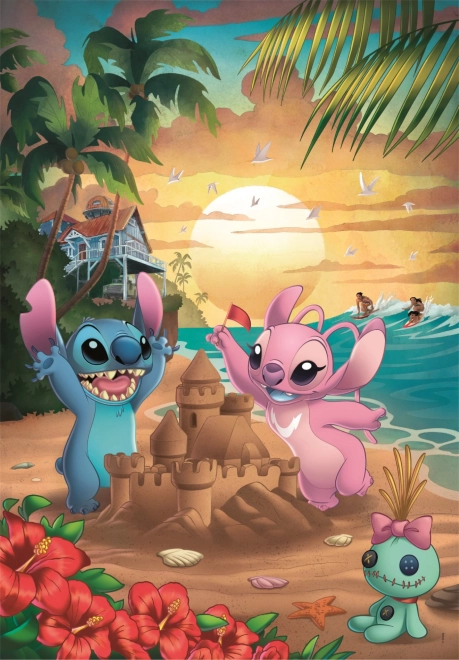 CLEMENTONI Puzzle Lilo&Stitch: Stitch și Angel 500 piese