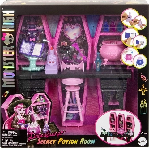 Monster High cameră secretă cu poțiuni Draculaura și accesorii