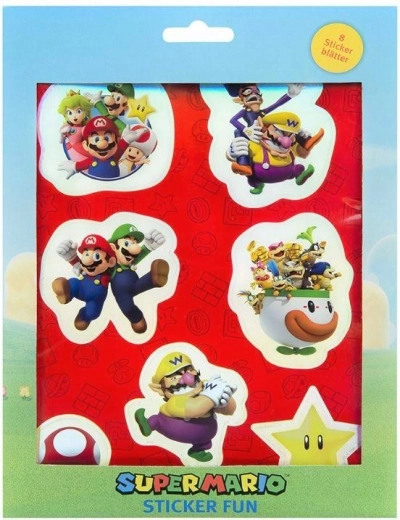 Set de autocolante Super Mario (8 coli)