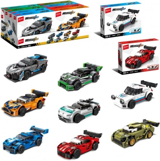 Sembo Block Famous Car mașină de curse – set de construcție 65+ piese