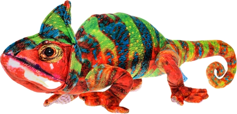 Cameleon de pluș 55 cm pentru copii de la naștere