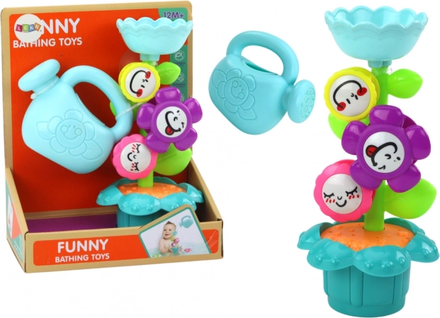 Jucărie de baie pentru copii Flori și Stropitoare colorate