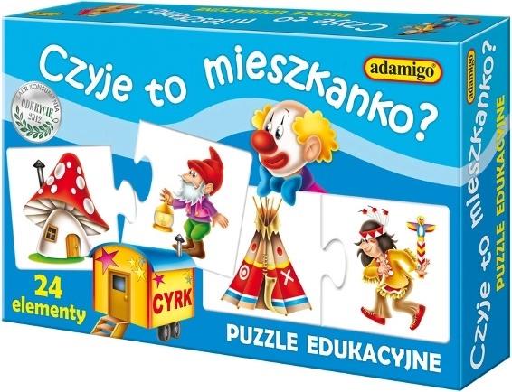 Joc Cine locuiește aici? Puzzle pentru copii