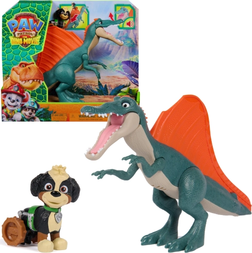 Psi Patrol Rise & Roll Dino Set cu Spinosaurus și Rex