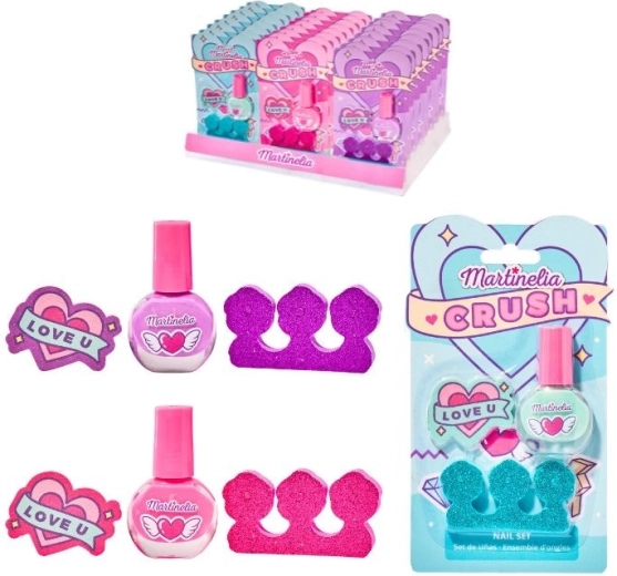 Set pentru copii de lac de unghii Martinelia Crush - 1 bucată