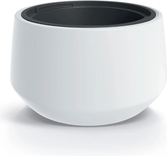 Ghiveci alb din plastic HEOS 34,3 cm