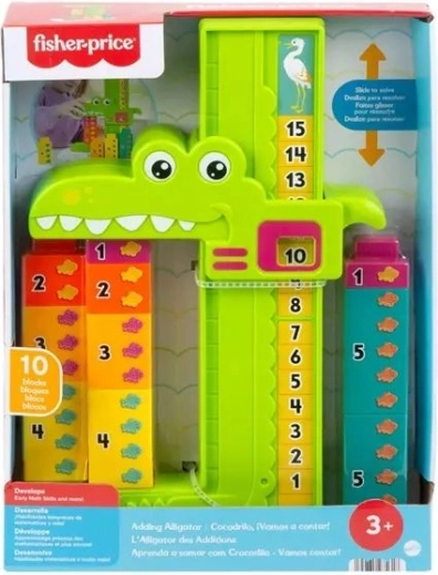 Fisher-Price Aligator – învățarea numărării și adunării