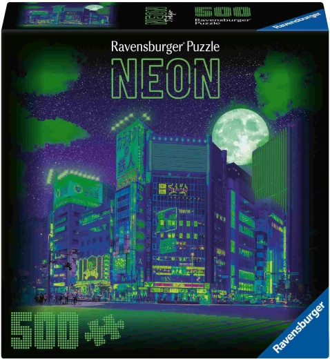 Ravensburger colecția Neon Tokyo puzzle 500 de piese
