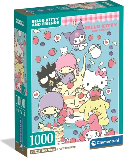 Puzzle Clementoni Hello Kitty și prietenii 1000 piese