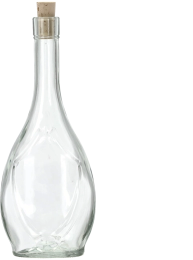 Sticlă de sticlă Ikona 500 ml cu dop de plută