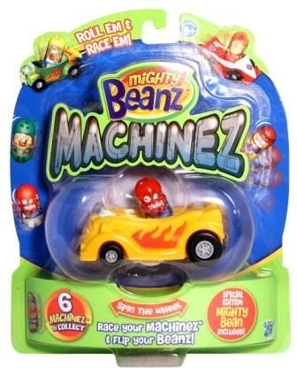 Mighty Beanz Machinez mașinuță de curse cu fasole colecționabilă