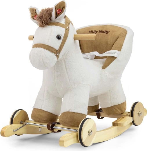 Milly Mally căluț balansoar Polly White