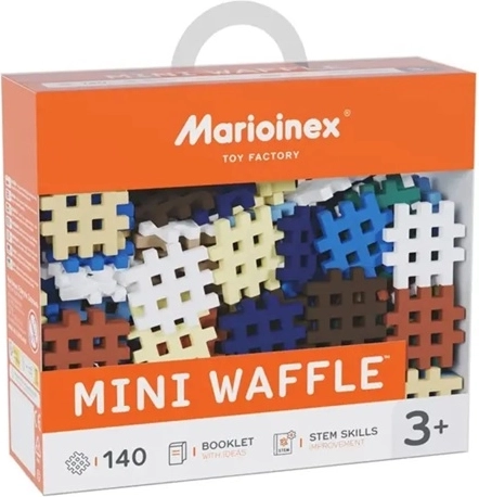 Mini set de construcție wafle, 140 de piese, modelul 4