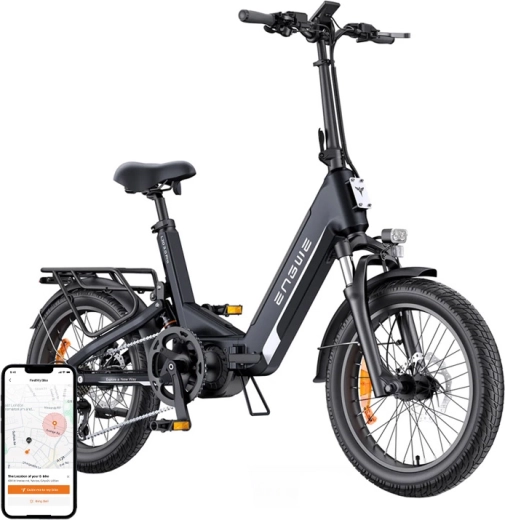 Bicicletă electrică ENGWE L20 Pro 3.0 250 W 20" neagră