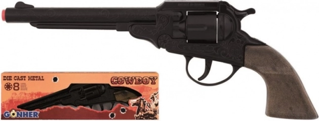 Revolver metalic de cowboy pentru 8 gloanțe