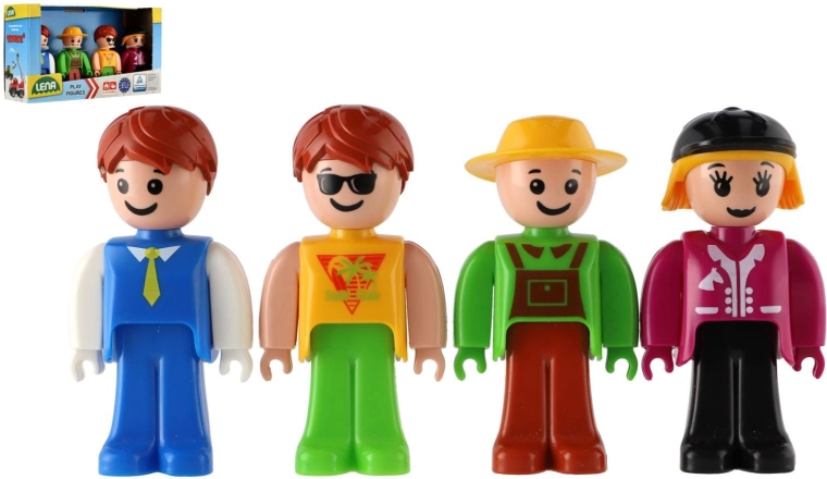 Set figurine LENA verde – 4 personaje pentru TRUXX