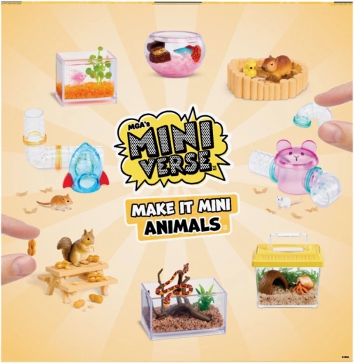 MGA Miniverse Make It Mini Animals seria 2, capsulă surpriză - 1 bucată