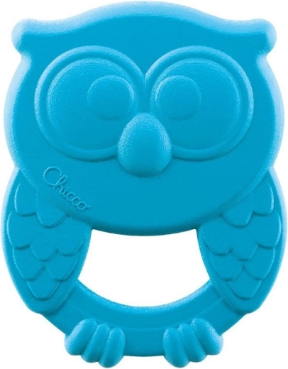 Chicco jucărie de dentiție Eco+ bufnița Owly albastră 3m+