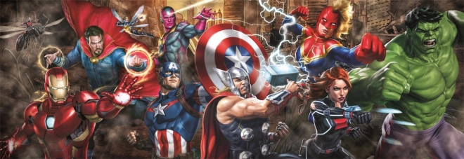 Puzzle Panorama Avengers 1000 Piese
