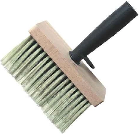 Perie de zugrăvit dreptunghiulară cu corp din lemn 18 × 8 × 9 cm