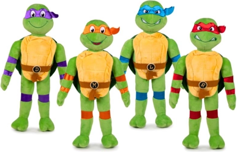 NINJA ȚESTOASE de pluș retro