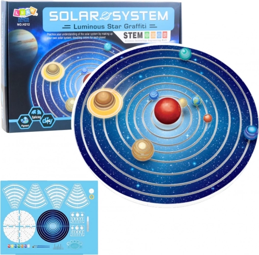Set creativ educativ Sistem Solar DIY