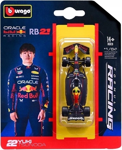 Model Bburago F1 1:64 Oracle Red Bull Racing RB21 2025 – Yuki Tsunoda