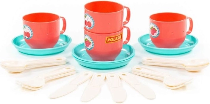 Set de veselă pentru copii Minutka pentru 4 persoane, 20 piese