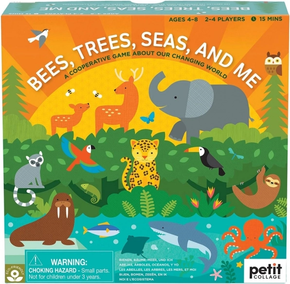 Petit Collage joc de societate cooperativ Bees, Trees, Seas and Me