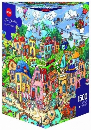 Puzzle HEYE Happytown 1500 piese