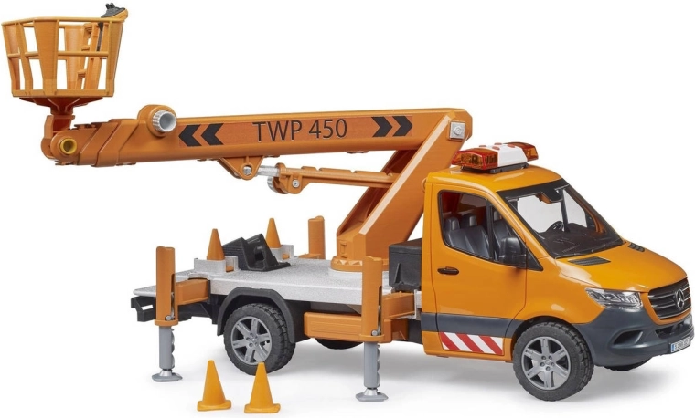 Bruder Mercedes-Benz Sprinter cu platformă