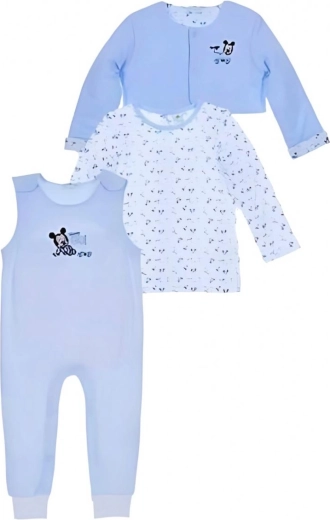 Set cadou pentru bebeluși Mickey Mouse, 3 piese – Mărime: 92