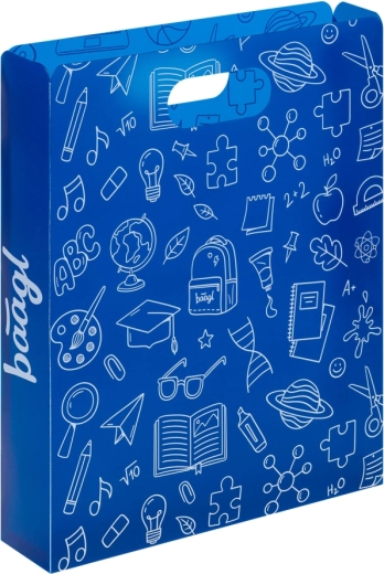 Baagl dosare din plastic pentru caiete școlare albastre