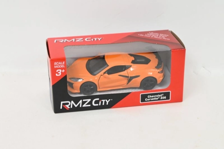 Model auto RMZ City Chevrolet Corvette Z06 2023 galben 1:37