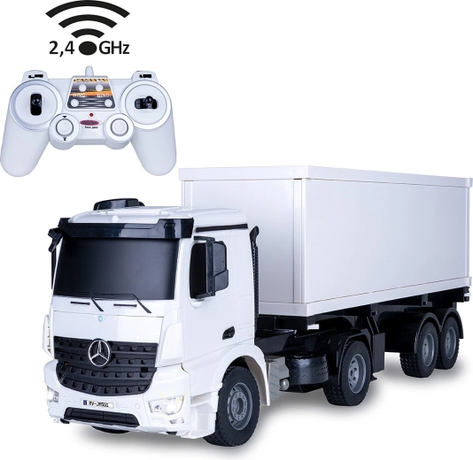 Jamara RC camion cu container Mercedes‑Benz Arocs 1:20 2,4 GHz