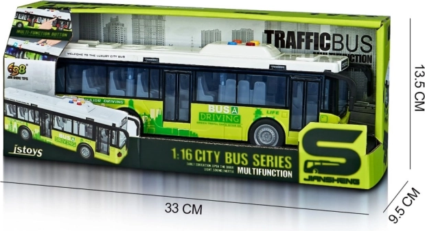 Autobuz cu efecte luminoase și sonore