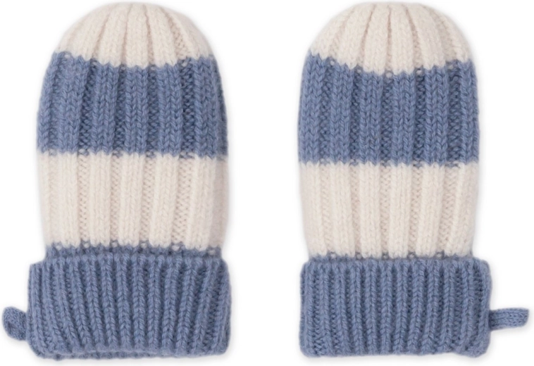 Mănuși merino Lodger Stripe Stone 0–12 luni