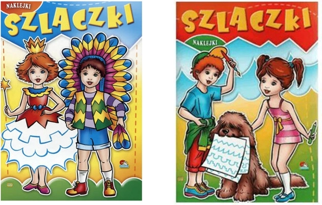 Carte de colorat cu modele și autocolante