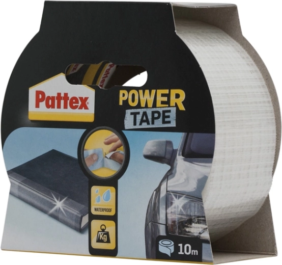 Bandă adezivă transparentă Pattex Power Tape, 10 m