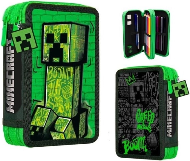 Penar echipat cu două compartimente Minecraft Creeper