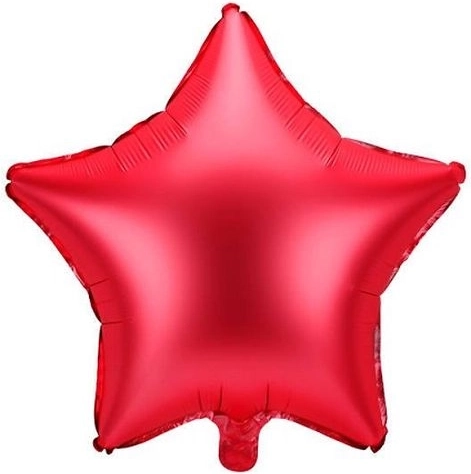 Balon folie stea roșie 48 cm - 1 bucată