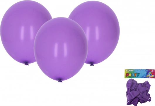 Balon gonflabil violet 30 cm - set de 10 bucăți