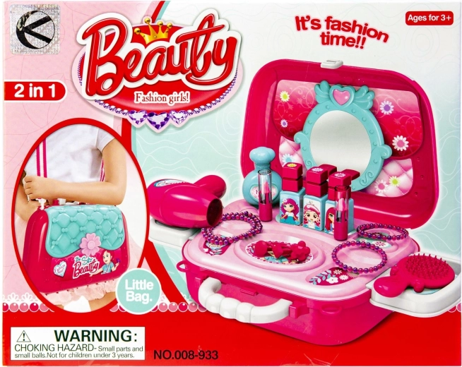 Toaletă – set cosmetic în valiză (20 piese) - 1 bucată