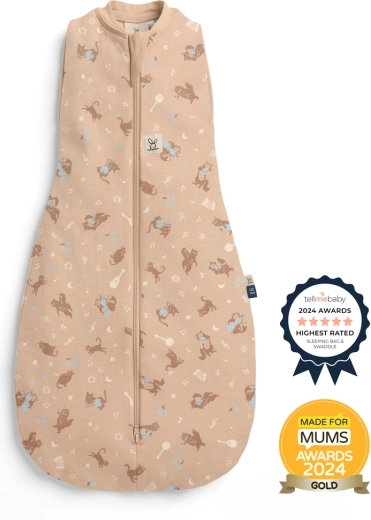 Înfășat și sac de dormit 2 în 1 ErgoPouch Cocoon Melody, 6–12 luni, 1,0 TOG