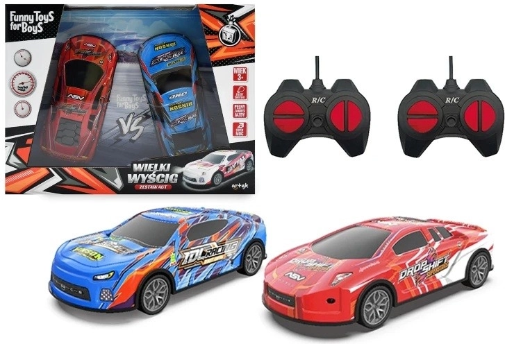Set de 2 mașini cu telecomandă RC 1:24