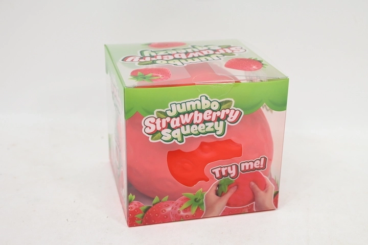 Squishy antistres de strâns „gniotek” căpșună jumbo 15 cm - 1 bucată